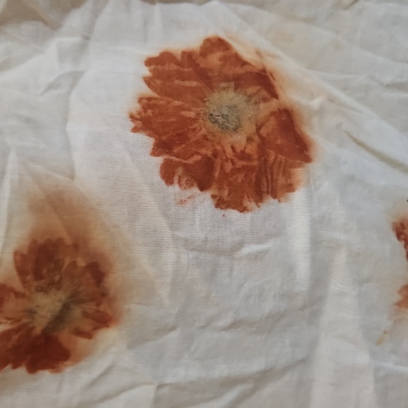 🌼 3X Custom Eco-Dyed Blouse - Picture 4 of 7